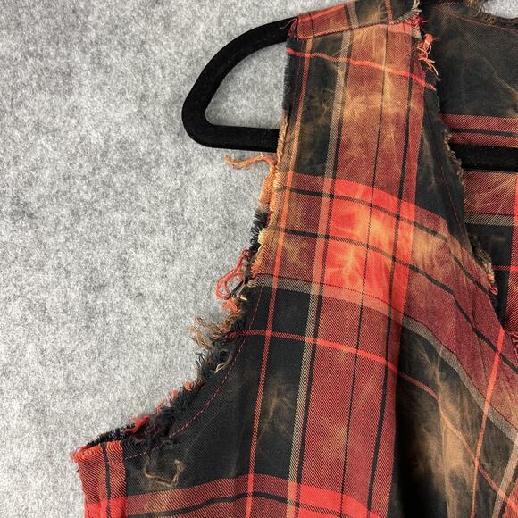 Savannah Jane Duster Vest Womens Small Embroidered Southwestern Grunge Boho NEW - Picture 9 of 15